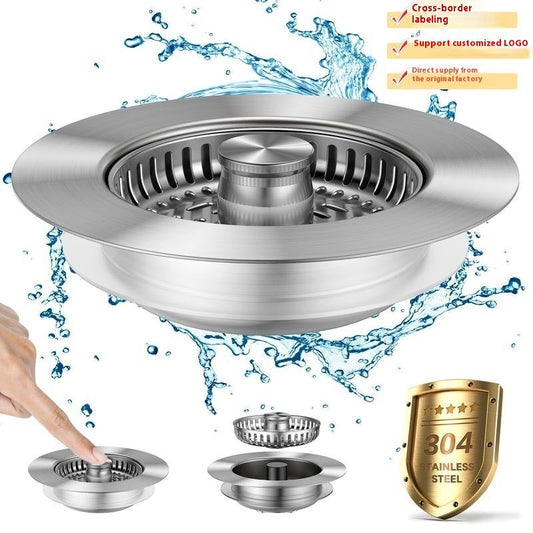 Kitchen Sink Strainer with Bounce Core Stopper – Limited-Time Discount!