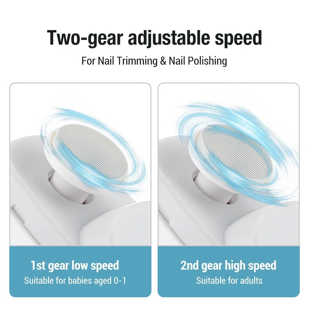 NailGlow™ Electric Nail Clipper Grinding - NUVIAQ