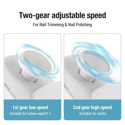 NailGlow™ Electric Nail Clipper Grinding - NUVIAQ